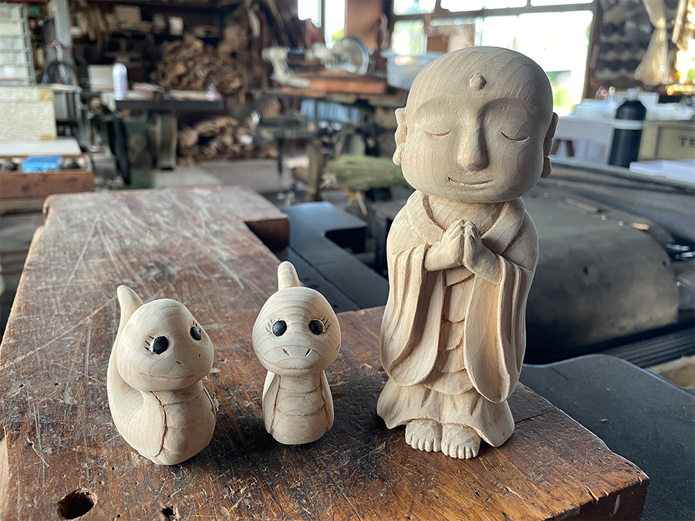 木製品 干支（へび）